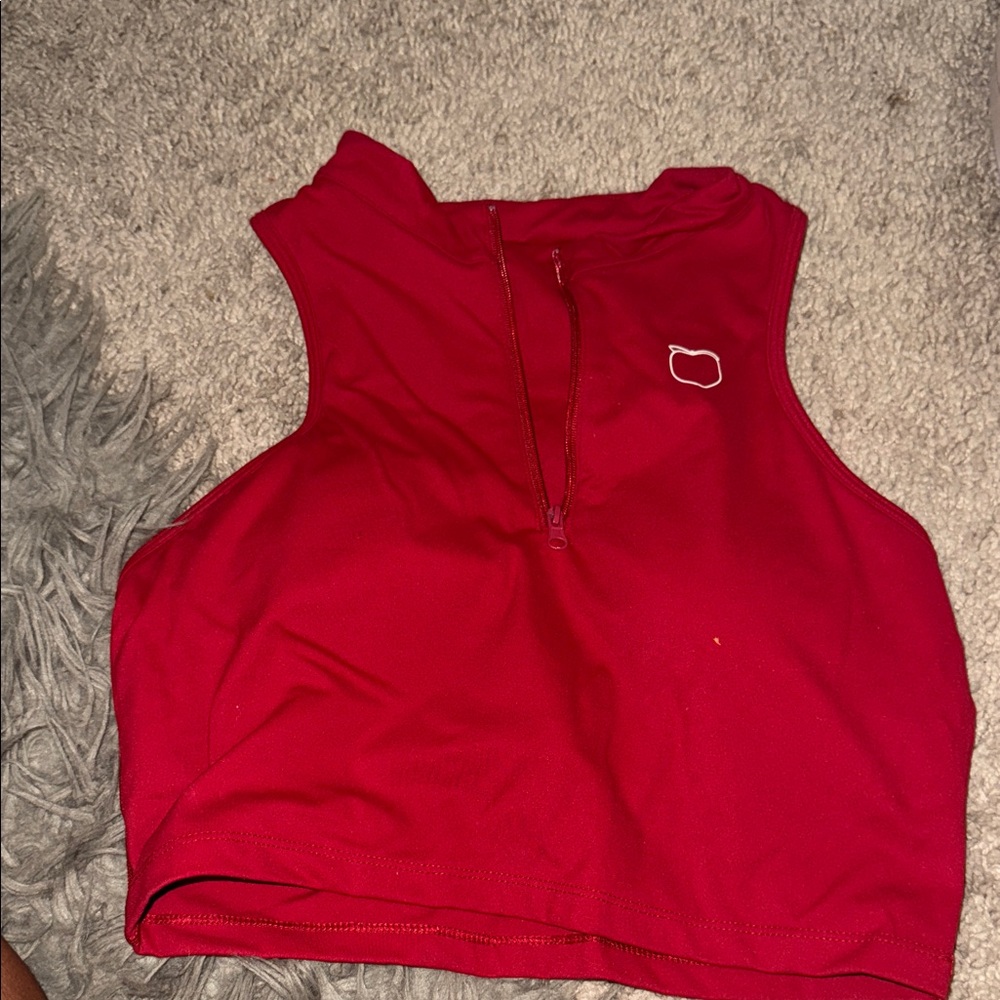 Red Workout Bra with inside lining